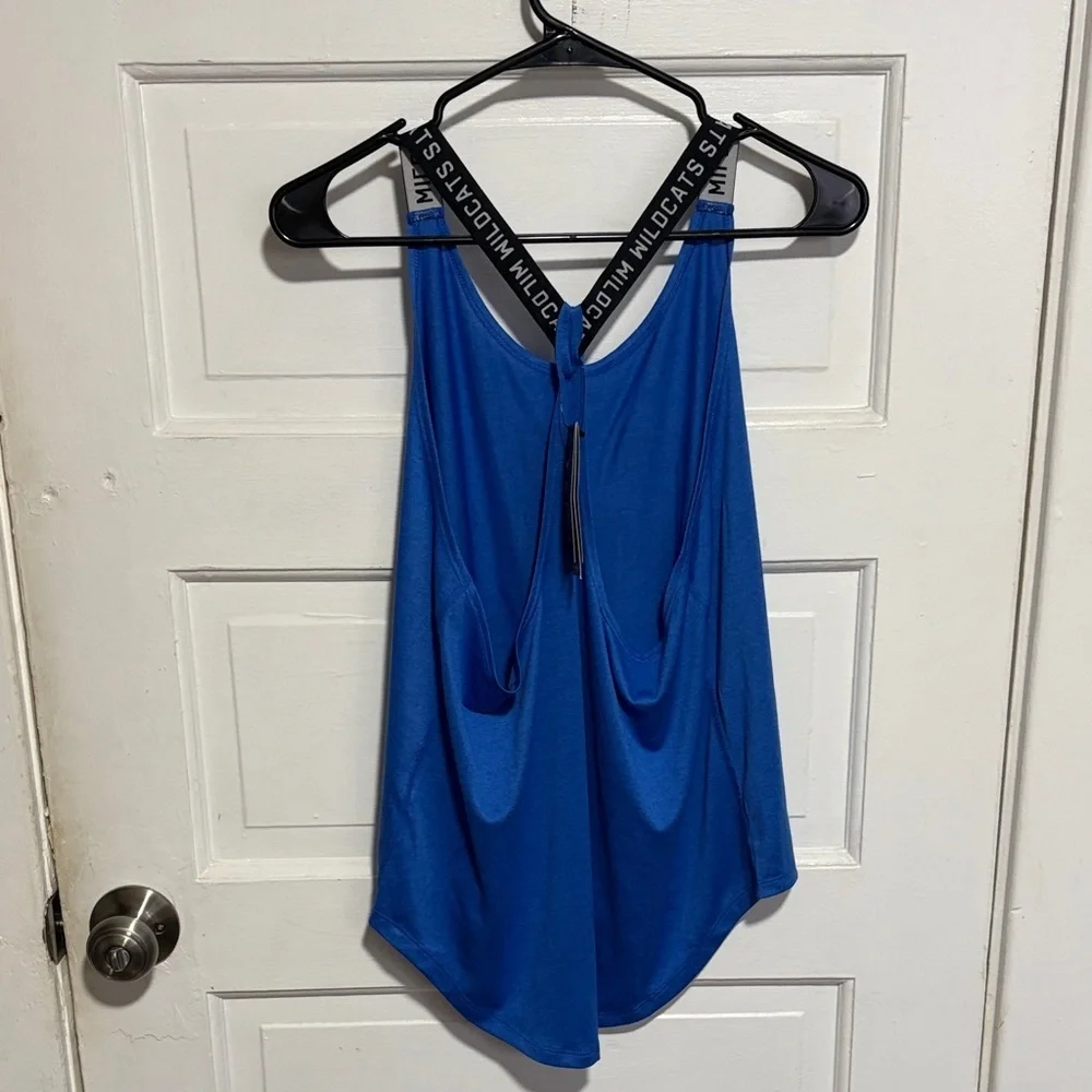 Nike Women's Royal Blue Tank Top with Logo